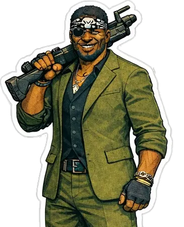 man with the eye patch